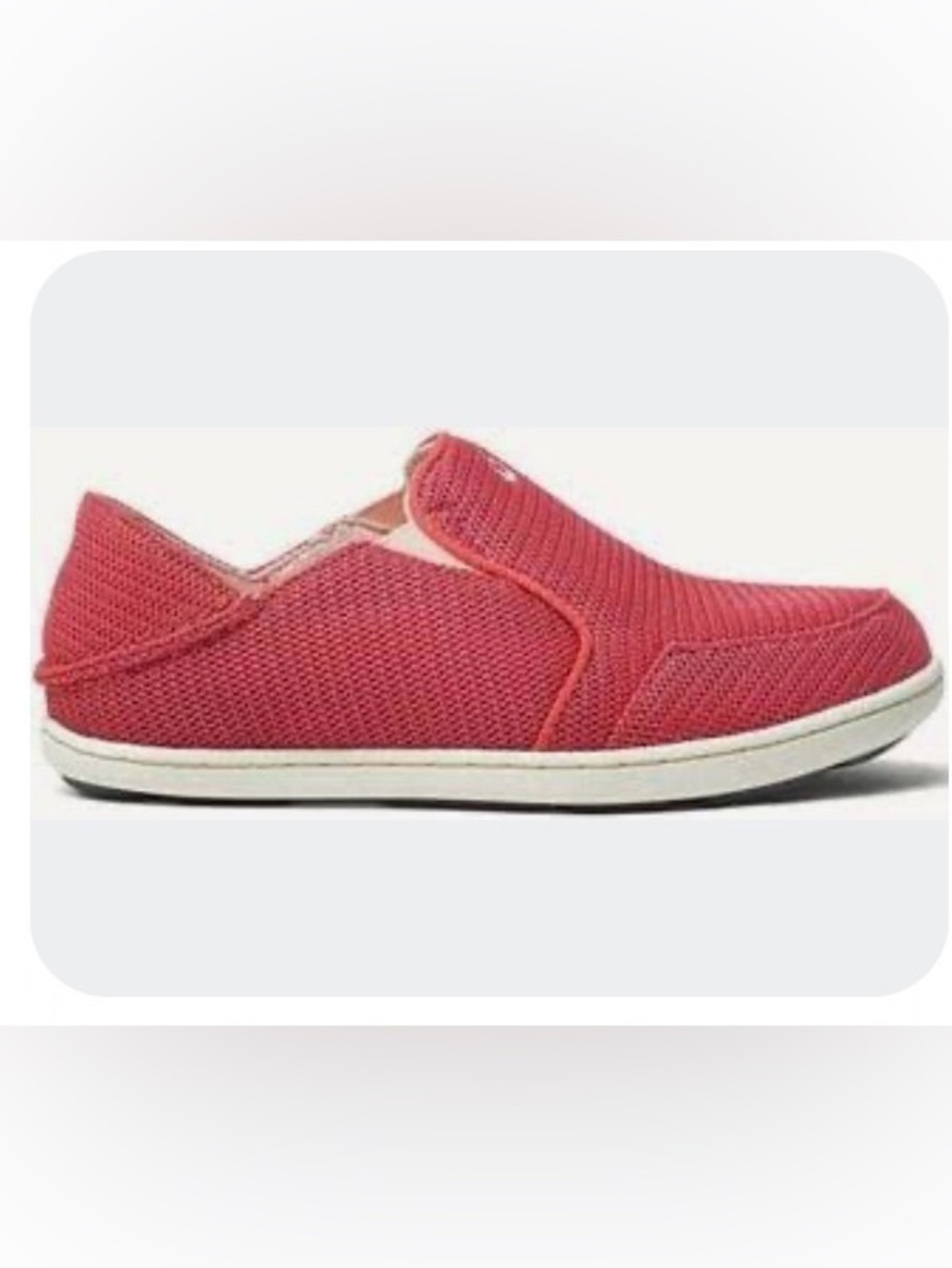 Olukai Nohea Pink Mesh Textile Slip On Shoes Girls Loafers Size 10